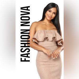 NWT-Sz M Fashion Nova Money and Power Houndstooth Dress